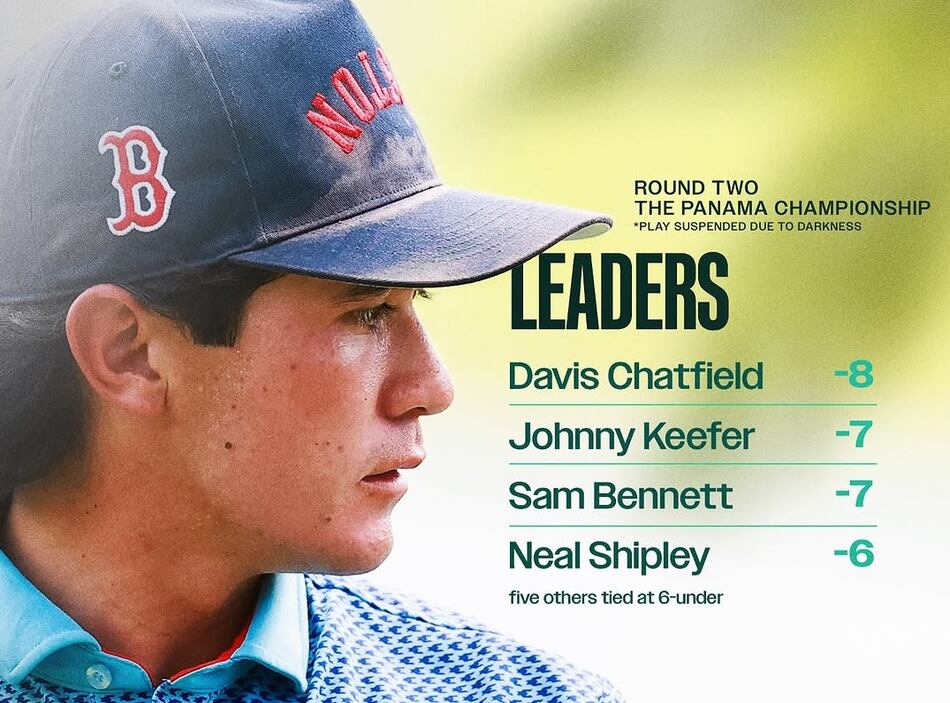 Davis Chatfield asume el liderato en The Panamá Championship