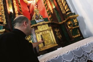 Profanan iglesia La Merced en el Casco Antiguo