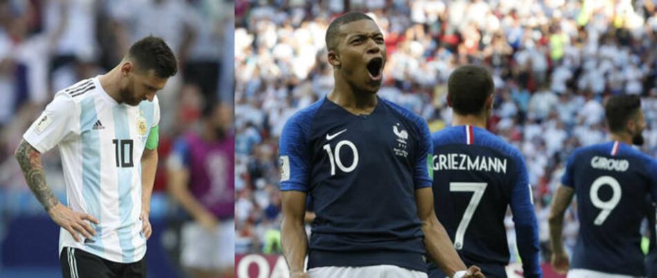 Mbappé eclipsa a Messi y pone a Francia en cuartos de final