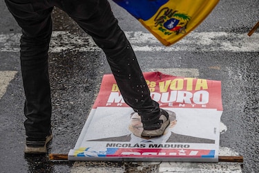 Con protestas, venezolanos han expresado su rechazo a la reelección de Maduro; así ha transcurrido la jornada