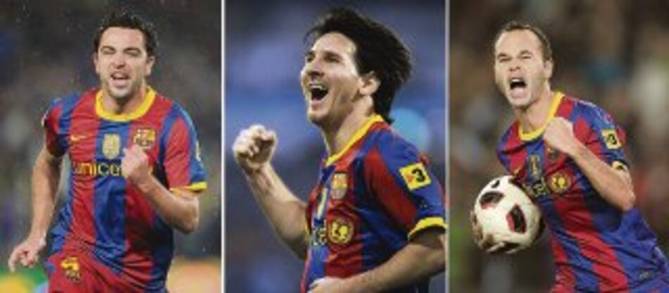 ¿Xavi, Iniesta o Messi, y el ganador es?...