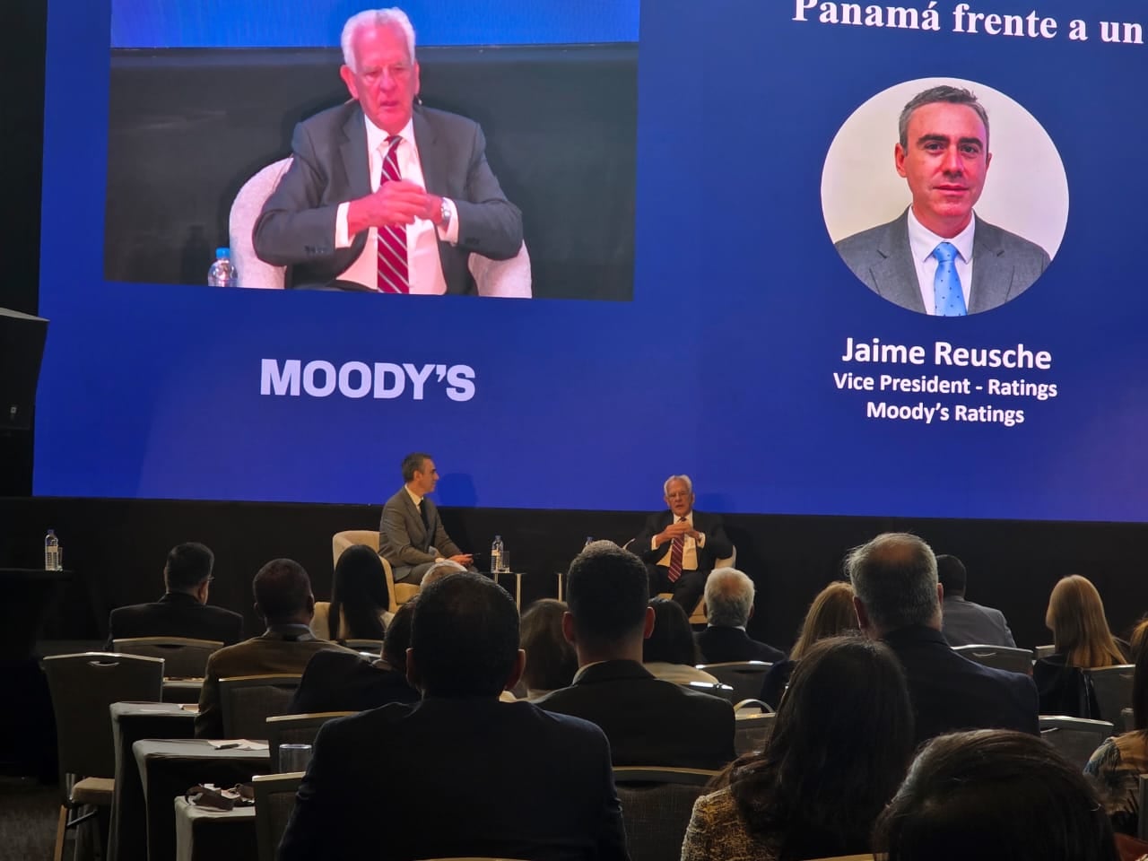 El empresario Stanley Motta durante el Moody's Inside Latam. LP/Katiuska Hernández