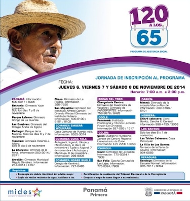 Estos son los requisitos para inscribirse en el programa '120 a los 65'