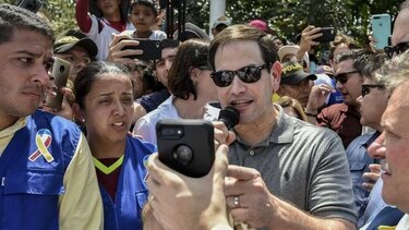 Marco Rubio llega a Colombia para coordinar ayuda