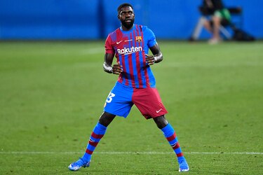 El francés Samuel Umtiti del FC Barcelona, cedido una temporada al Lecce