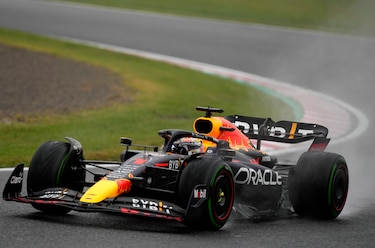 Con la pista seca o mojada, Verstappen le apunta al título mundial