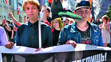 Protestan en Moscú contra la censura en la internet
