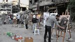 Artistas se expresan en medio de la guerra