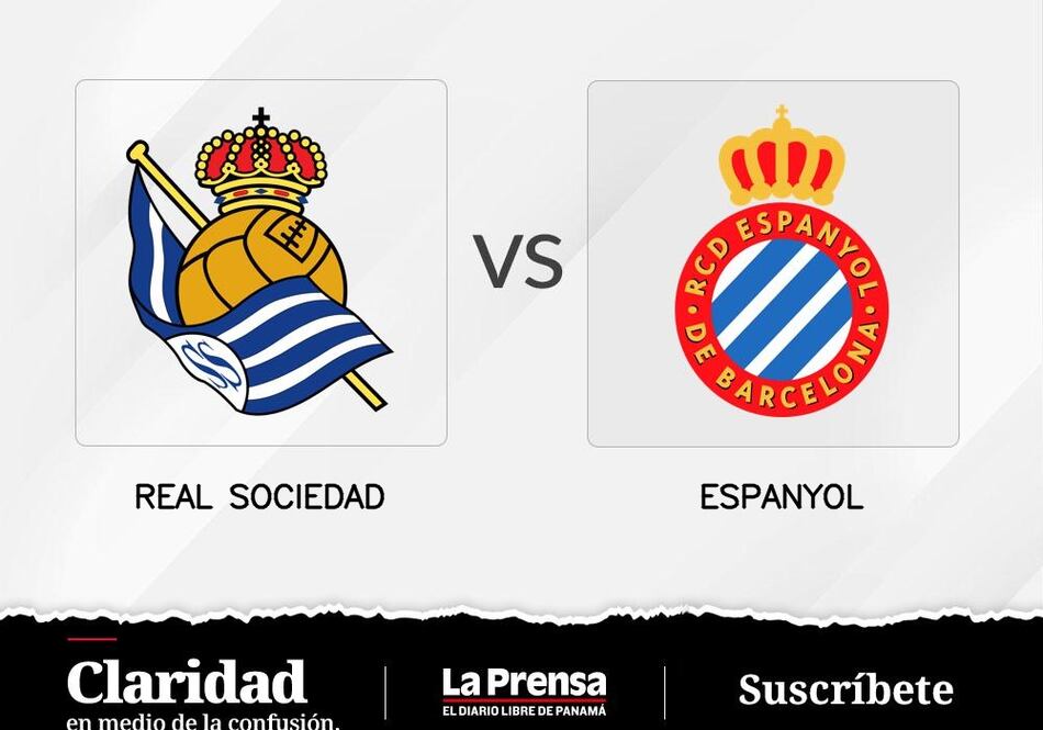 RCD Espanyol Barcelona se mide de local a Real Sociedad