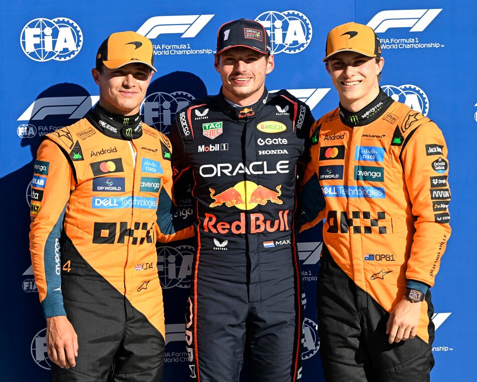 Verstappen sorprende a los McLaren en casa de Ferrari