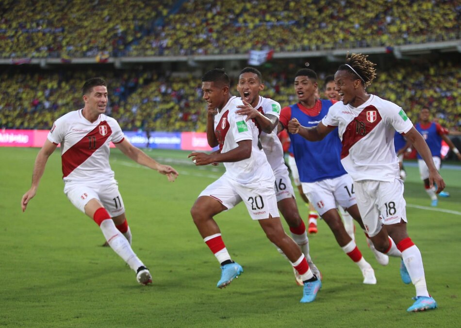 Perú sacude la eliminatoria sudamericana y pone a Colombia lejos de Catar 2022