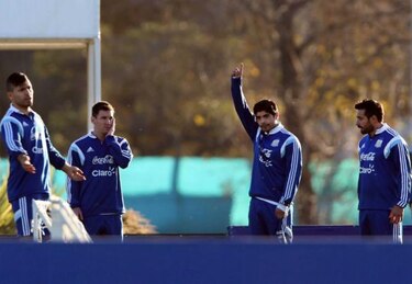 Argentina entrena con normalidad; solo se espera a Di María