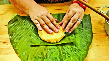 Tamal con toques de aquí y allá