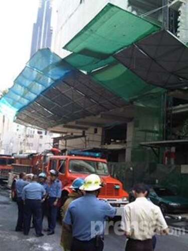Conato de incendio en proyecto de Vía España