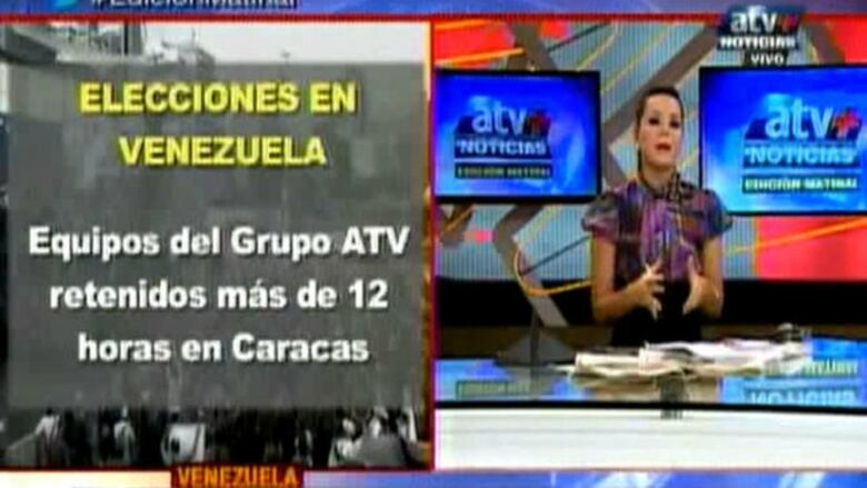Gobierno de Venezuela decomisa equipos a televisoras peruana y colombiana ATV y Noticias Caracol
