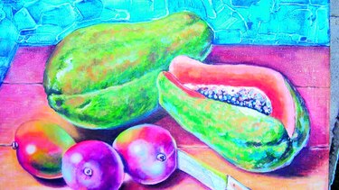 Un parque de pinturas y música