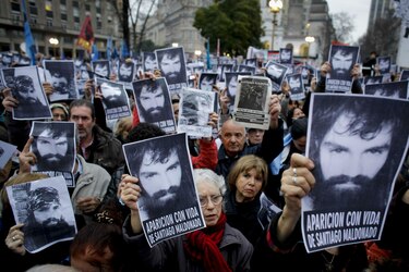 Argentina: cuerpo hallado en río sería del joven Santiago Maldonado