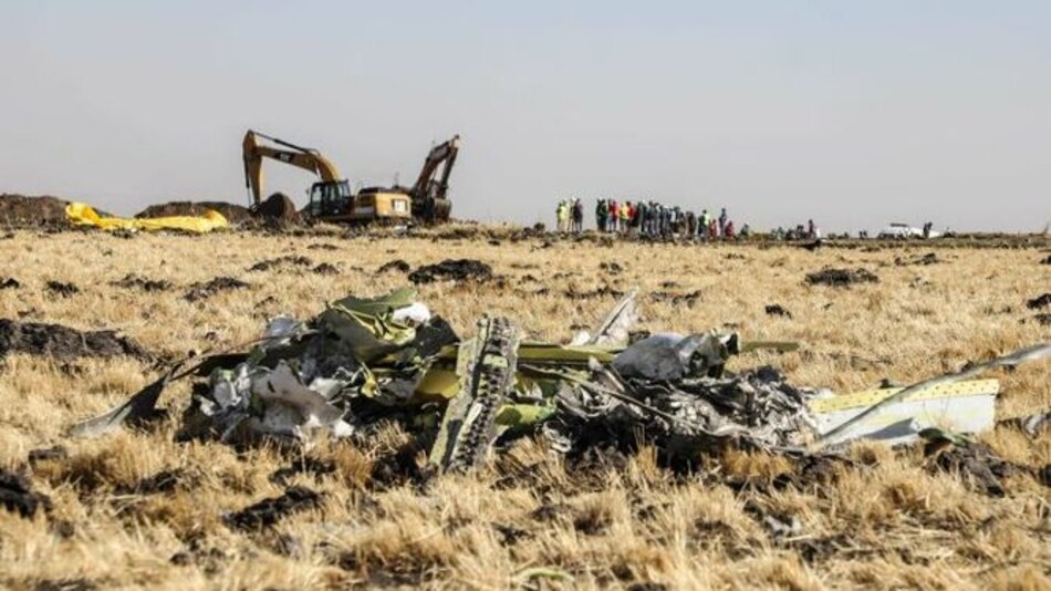 Hallan las 'cajas negras' del avión siniestrado en Etiopía