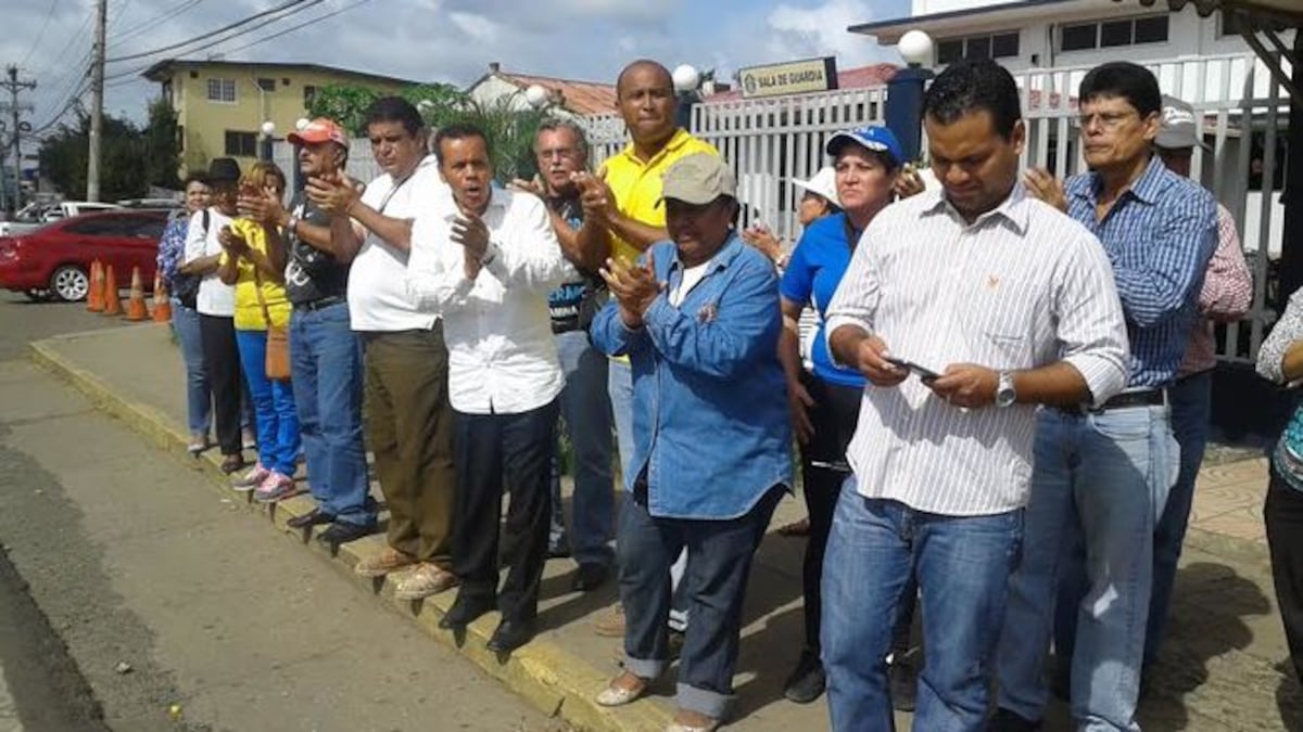 Liberan a nueve miembros de la Coordinadora Ciudadana de La Chorrera