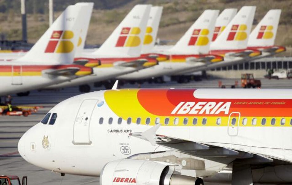 Iberia recortará 4 mil 500 empleos