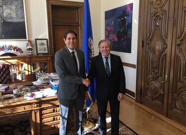 Secretario de la OEA recibe al opositor venezolano Lester Toledo