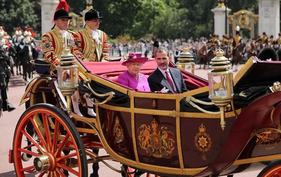 Reyes de España comienzan visita de tres días al Reino Unido