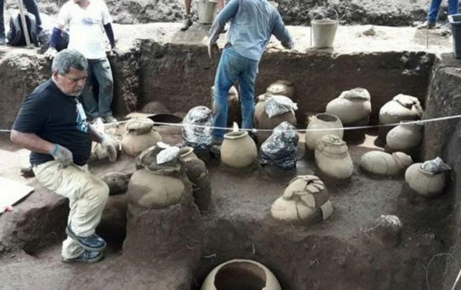 Hallazgo de piezas arqueológicas de mil 200 años en Nicaragua