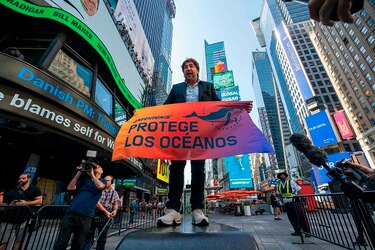 Actor Javier Bardem exigió en la ONU un tratado global de los océanos