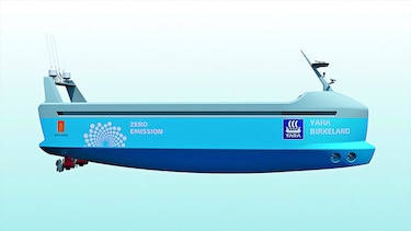 El primer carguero eléctrico autónomo