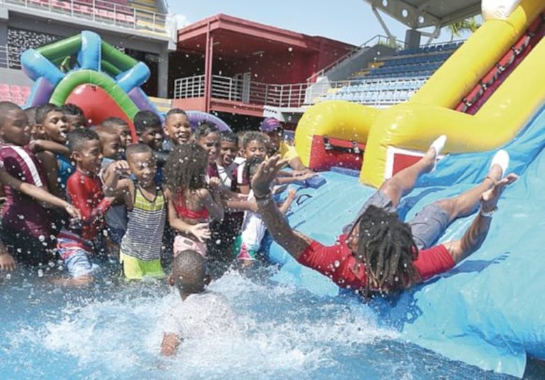 Chapuzón y deseos de otro Mundial para Román