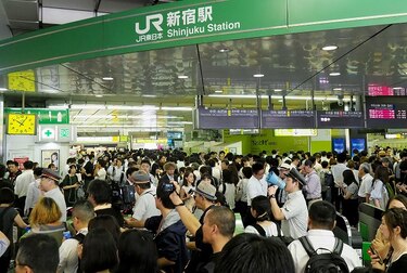 Tifón Faxai golpea a la capital japonesa