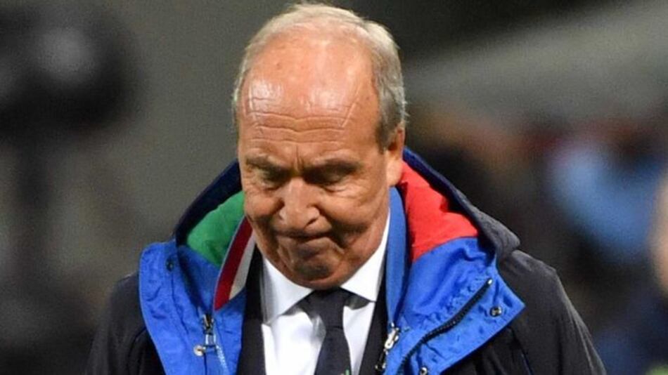 Italia despide a técnico Ventura tras eliminación
