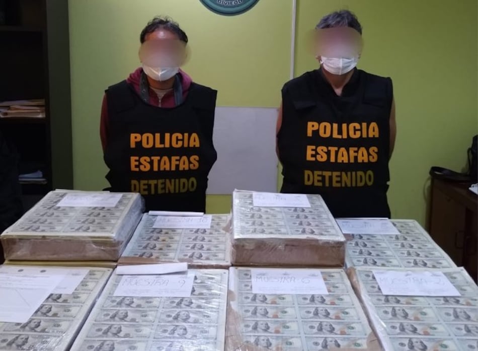 Decomisan 15 millones de dólares falsos en Perú