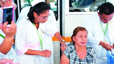 Vacuna de prevención contra cuatro virus de la influenza