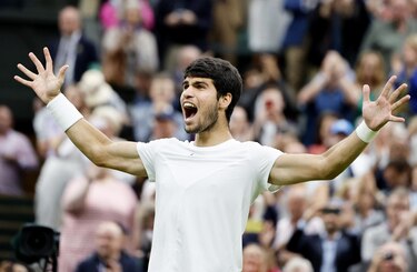Alcaraz doblega a Medvedev y jugará la final de Wimbledon contra Djokovic