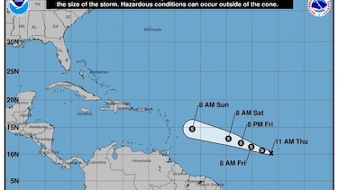 Se forma la tormenta tropical Beryl en el Atlántico