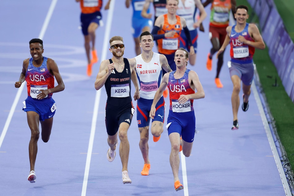 Sorpresa en los 1,500 metros: el estadounidense Cole Hocker destrona al favorito Ingebrigtsen