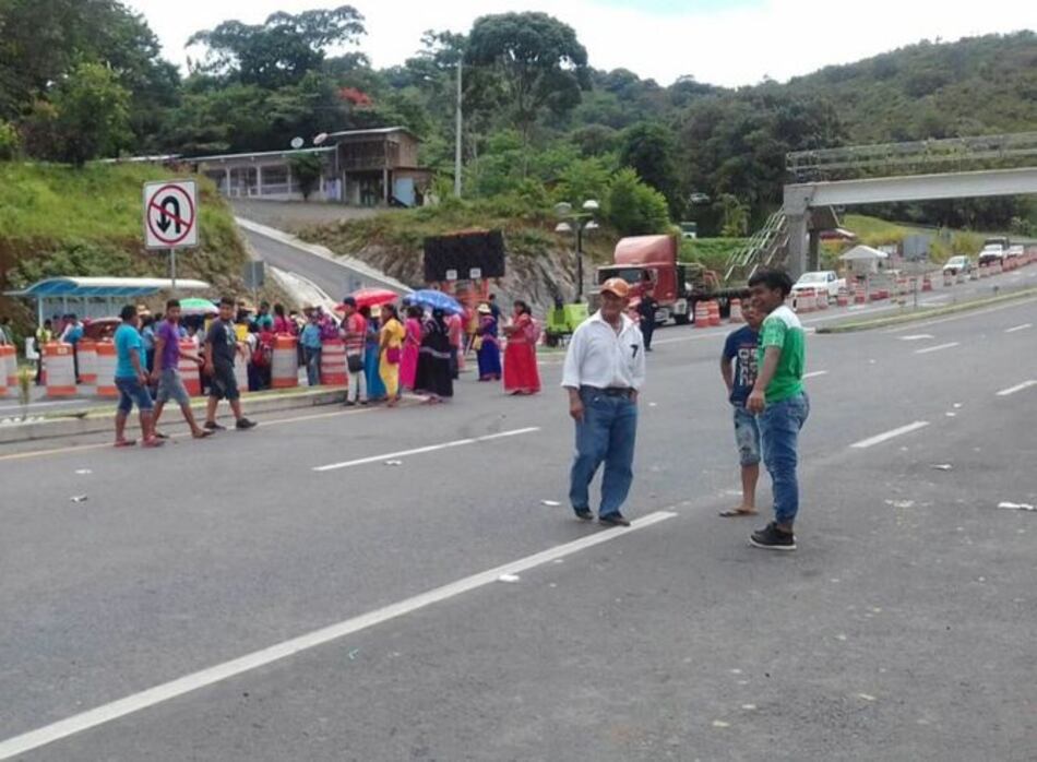 Indígenas logran acuerdo con las autoridades; abren la vía Interamericana