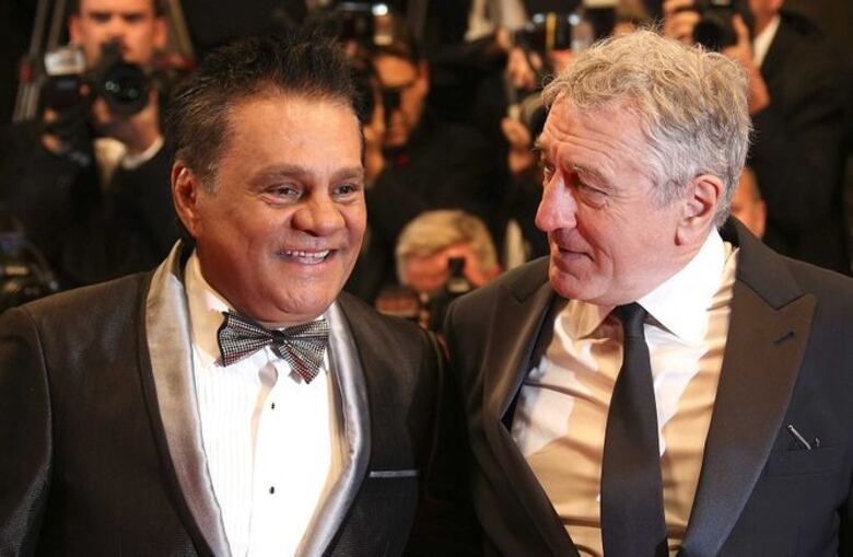 Robert De Niro presentó en Cannes la historia de 'Manos de Piedra' Durán