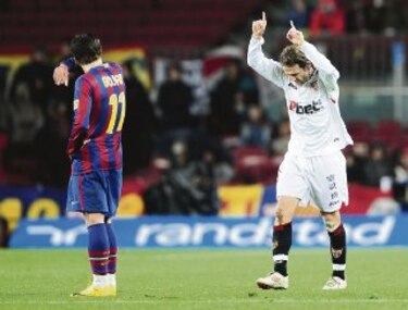 Sevilla aguó la fiesta ayer en el Camp Nou