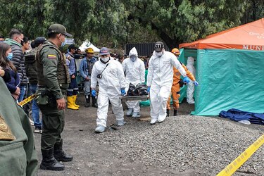 Accidente minero deja al menos 10 muertos y 5 desaparecidos en Colombia