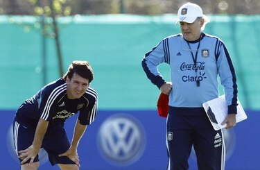 Sabella espera contar con Messi para enfrentar a Paraguay