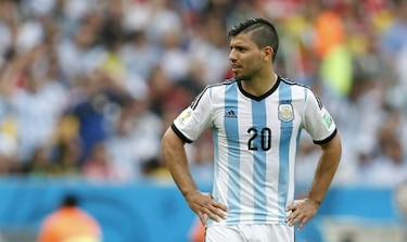Agüero es baja para el partido Argentina-Suiza