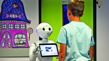 Robot Pepper trabaja en dos hospitales belgas