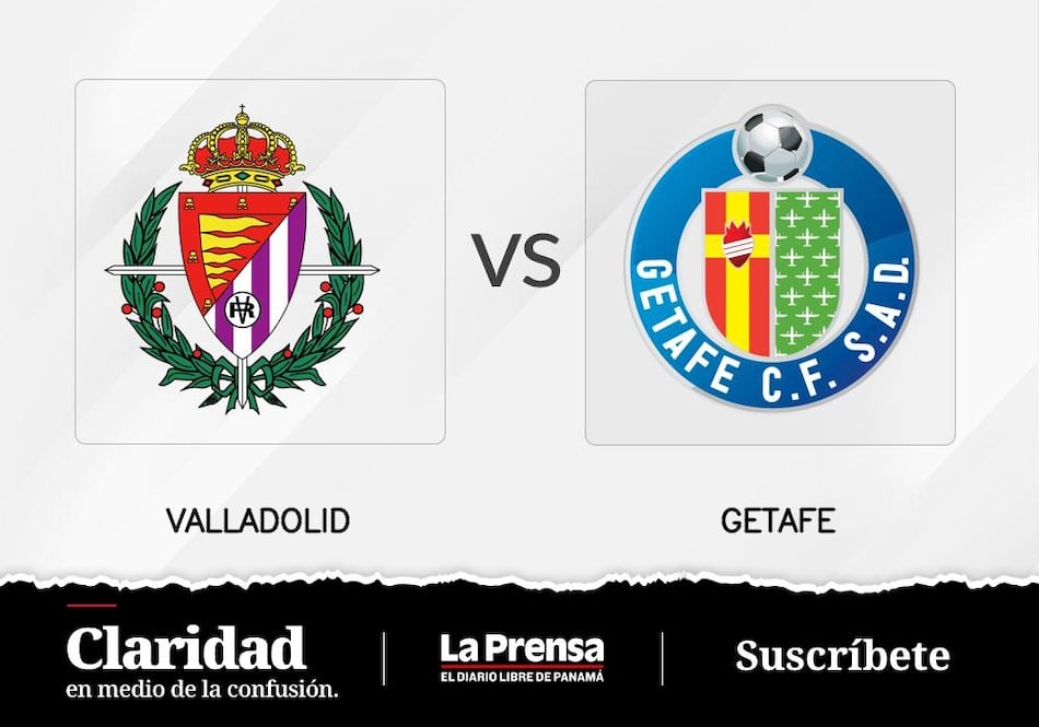 Getafe busca prevalecer hoy de local ante Valladolid