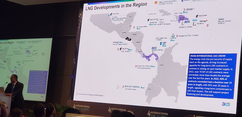 Panamá se prepara para exportar GNL a Colombia
