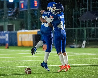 Raiders, Eagles, Dragons, Kolts y Lions brillan en la Kiwanis Football League