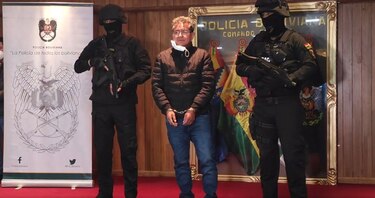 Detienen a exjefe antidrogas boliviano acusado de nexos con el narcotráfico