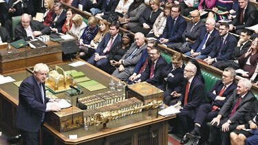Boris Johnson desafía a la oposición