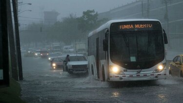 Emiten aviso por aguaceros con posibles ráfagas de viento